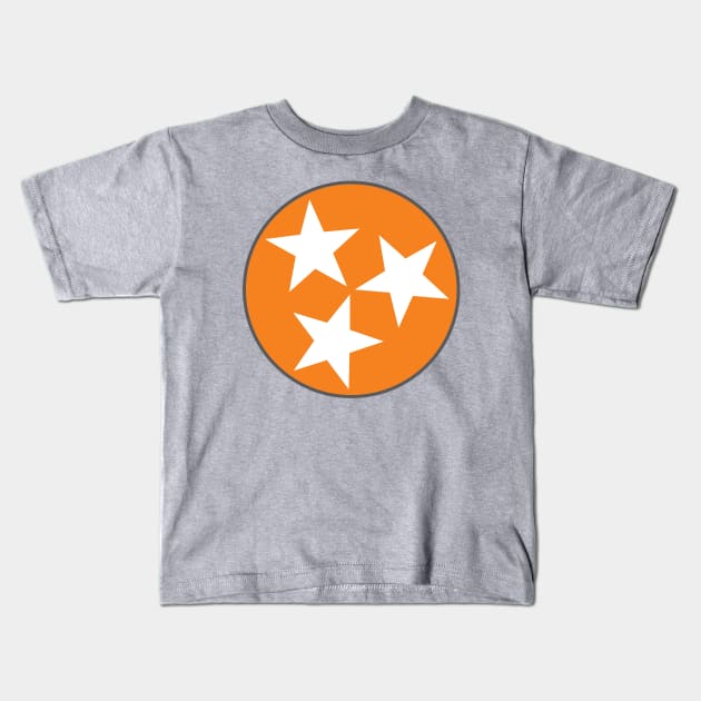 Tennessee TriStar - UT Vols Kids T-Shirt by dustinjax